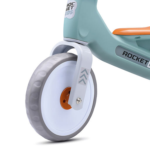 Беговел трехколесный Rocket 133-TQ, колеса EVA, цвет бирюзовый