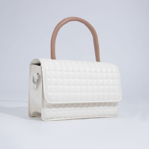 Сумка-мессенджер на клапане, цвет молочный - Simaland фото 3