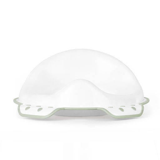 Накладка для унитаза детская (антискользящая) бело-оливковый