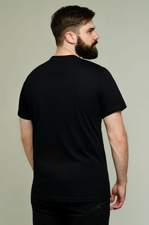 Арт. 61117 Футболка мужская 48-58 (6 шт) Цвет:черный - Идеал фото 6