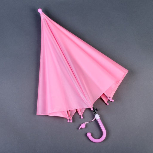 Зонт детский полуавтоматический d=90см, цвет светло-розовый