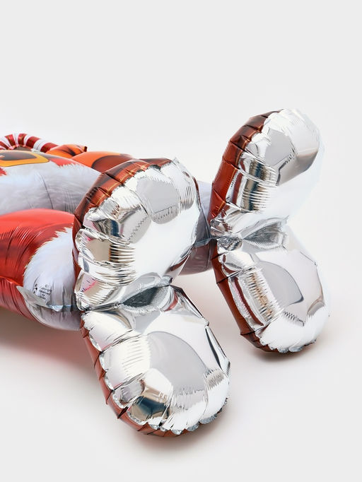 Воздушный шар фольгированный 3D 43" "Дед мороз с подарками" под воздух