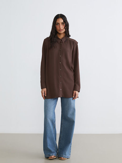 B?zg?l? Oversize Kad?n G?mlek Tunik