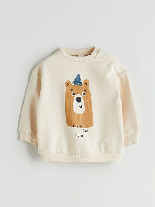 Ay? Bask?l? Erkek Bebek E?ofman Tak?m?