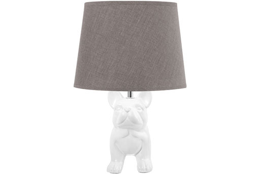 Настольная лампа 25*25*38 см Собака+ серый круг абажур - Elan gallery фото 6