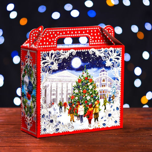 Цена за 10 шт. Подарочная коробка На Катке 17,3 х 6,5 х 15 см - Simaland фото 2