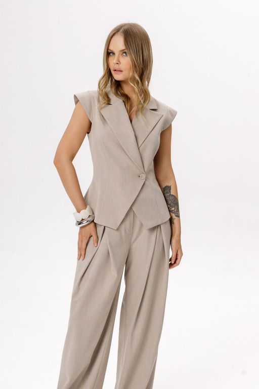 Брюки Pirs 6544 бежевый  фото 2