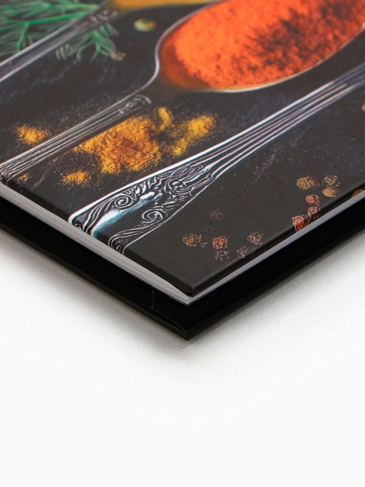 Книга для записи рецептов А5, 80 л. Твердый переплет «Специи»