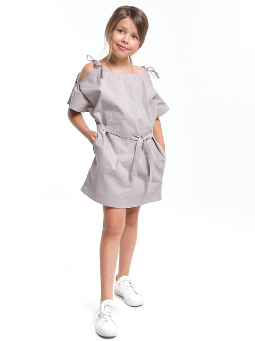 Платье летнее из хлопка UD 7937 св.серый - Mini maxi фото 7