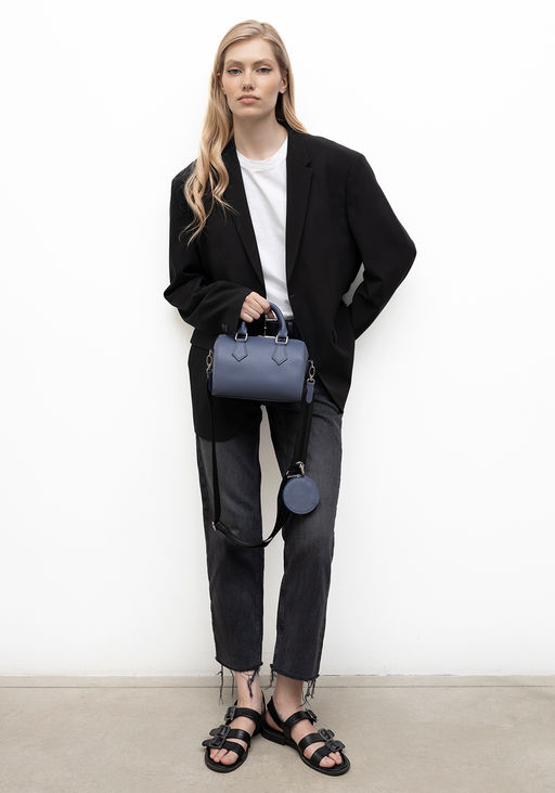 Сумка Модель №1513 | кожзам | зернистая | синий | Р831-42 | 33034 - L-craft фото 3