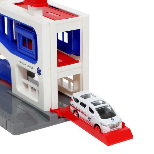 Парковка Скорая, подъёмный механизм, 1 машинка в комплекте, МИКС - Simaland фото 10