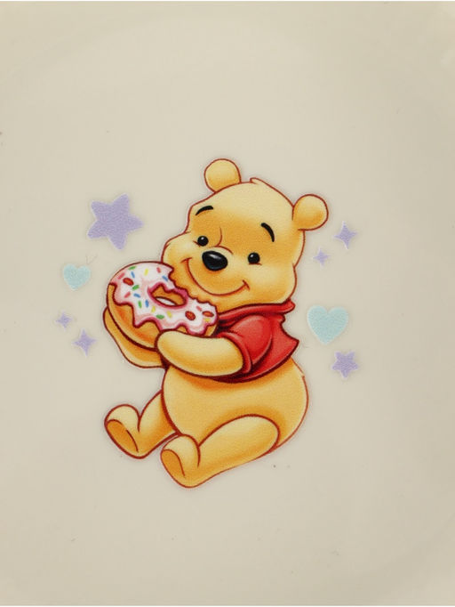 Тарелка пластиковая детская, 14,5*14,5 см, Медвежонок