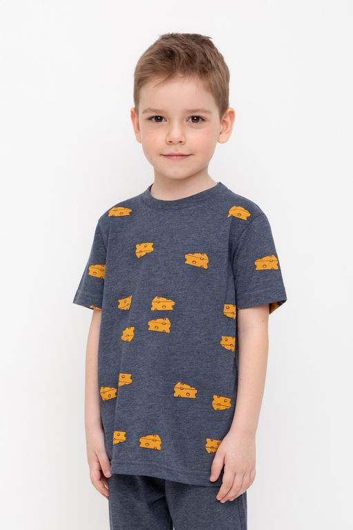 Crockid _ КР 302593/тем.синий меланж,сыр к506 фуфайка для мал  фото 5