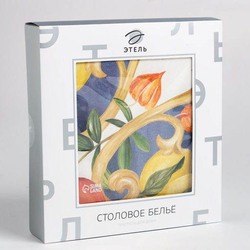 Скатерть Этель Southern fruits d=148 см с ГМВО, 100% хлопок, саржа 190 гр/м2  фото 9