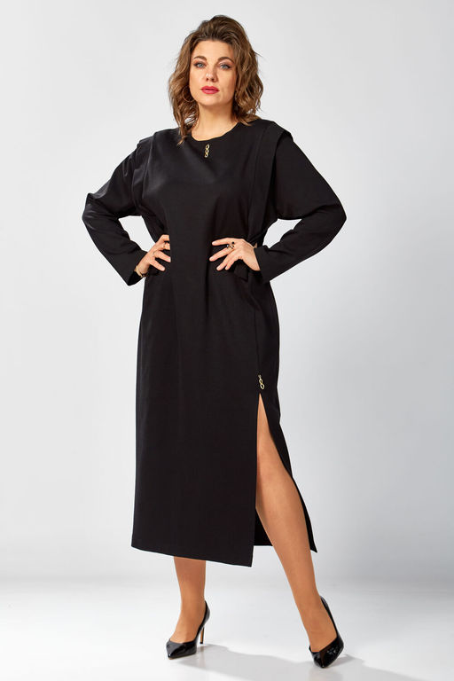 Платье BegiModa 1064 чёрный фото 3