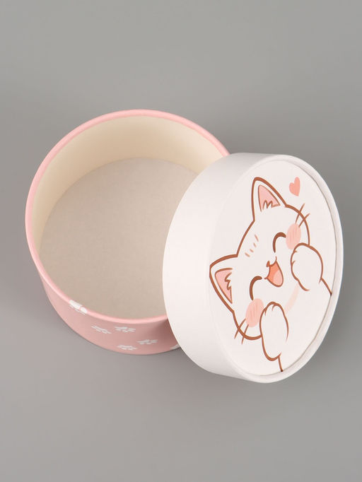 Коробка подарочная круглая For you, 13×8.5 см