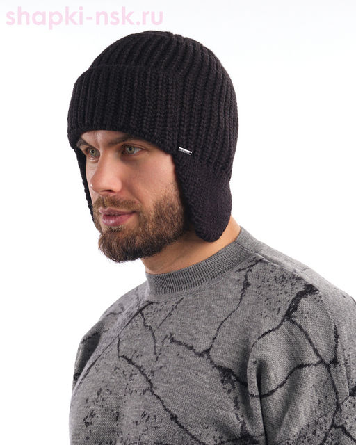 65432 Avella XXL Ушанка мужская флис (60-61)