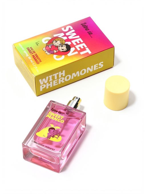 Туалетная вода с феромонами Love is Sweet mangot, 50 мл