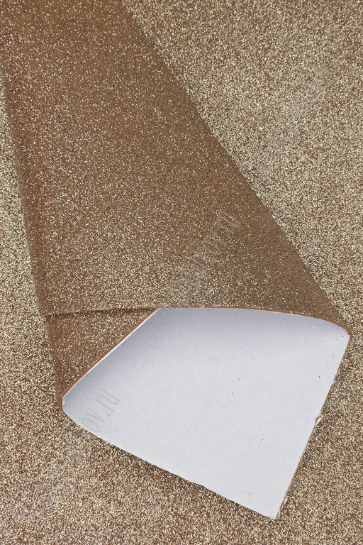 Фоамиран глиттерный самоклеющ. А4 (10 листов) SF-1957, коричневый №017