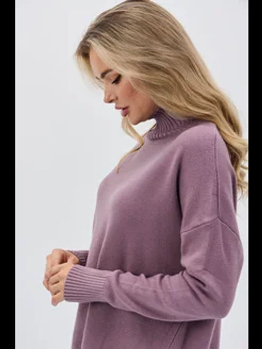 Свитер Дейн (сливовый) One Size - Nadi bordo фото 7