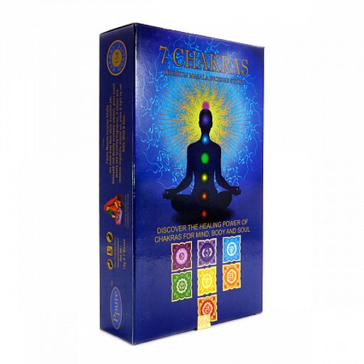 Благовония Ppure 15гр 7 Chakras аромапалочки 7 чакр уп-7шт