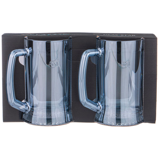 НАБОР КРУЖЕК ДЛЯ ПИВА ИЗ 2-Х ШТ ЧЕРНОЕ МОРЕ 500 МЛ - Lefard фото 2