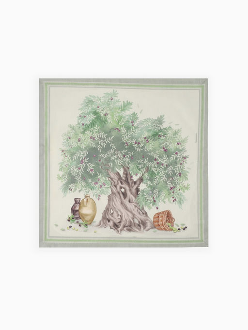 Набор кухонный «Этель» Olivia, скатерть 180×145 см ± 3 см, салфетки 40×40 см - 8 шт., 100% хлопок