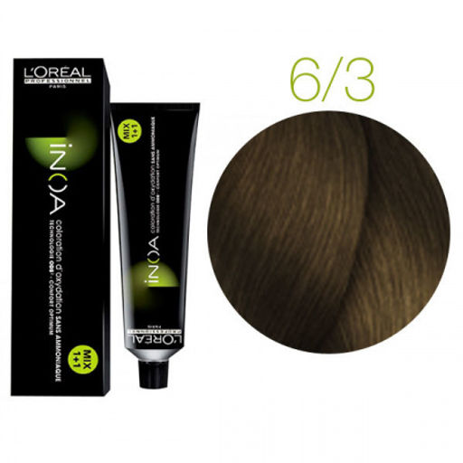 INOA 6.3 золотистый темный блонд, 60 мл - Loreal professionnel фото 2