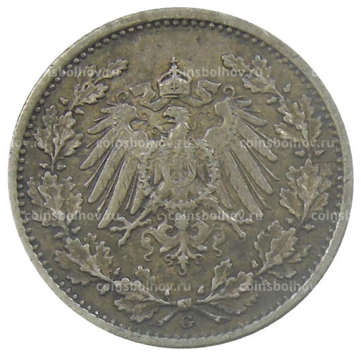 1/2 марки 1905 года G Германия