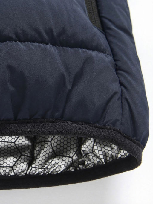 Куртка мужская стёганая с капюшоном с графеновой подкладкой бежевого цвета 9625_1B - Valianly фото 38