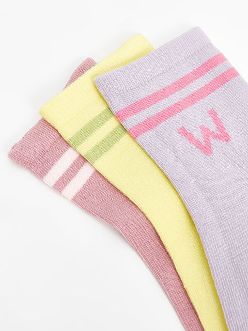 Desenli K?z ?ocuk Soket ?orap 3l? - Waikiki фото 3