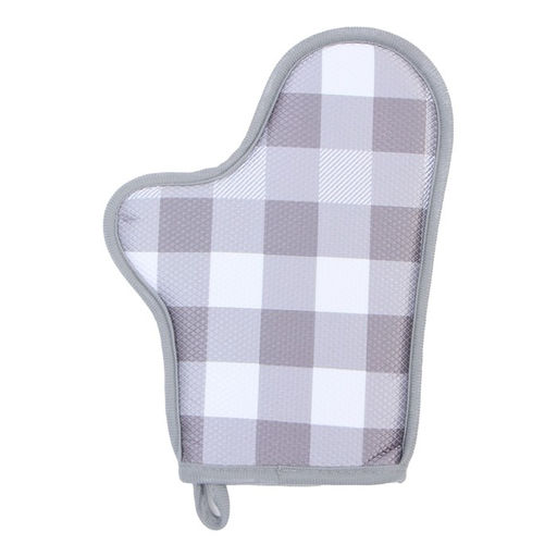 Варежка-прихватка Этель Клетка 27*20 см, 100% п/э  фото 2