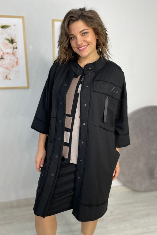 Кардиган Rumoda 2019/5-Р черный  фото 3