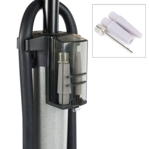 Насос напольный с электронным манометром COMIRON COMETA, стальной цилиндр, Presta-Schrader-Dunlop, 11 бар. /уп 10 - Галеонтрейд фото 9