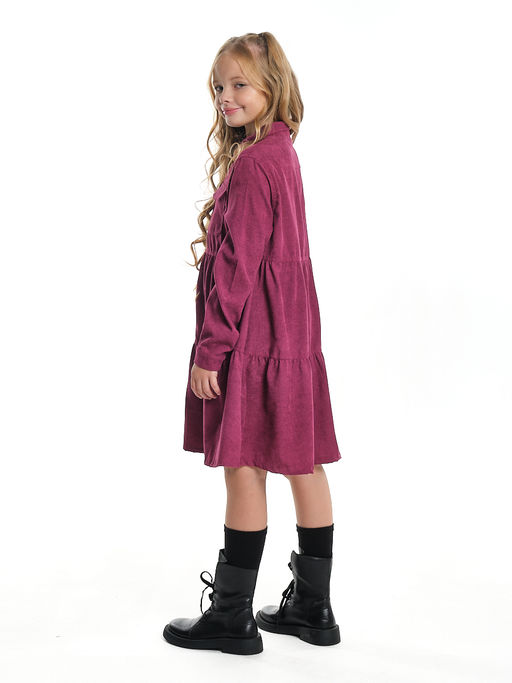 Платье для девочки нарядная одежда школа UD 7396 бордовый - Mini maxi фото 10