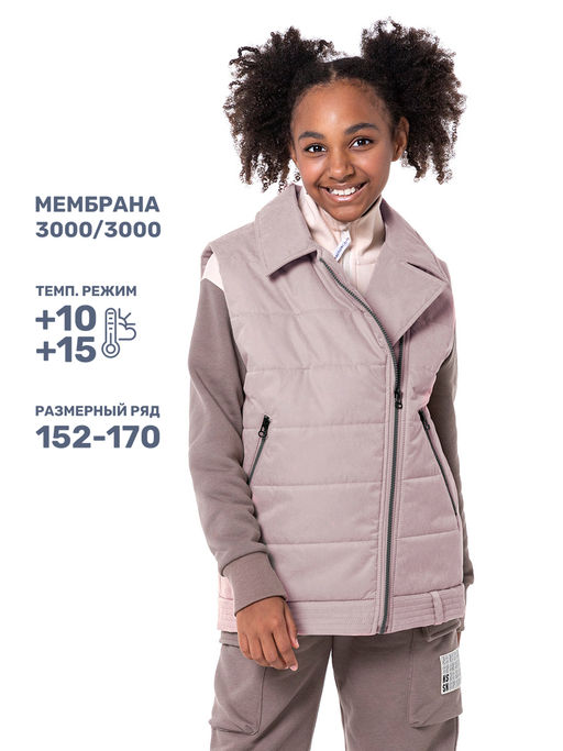ЖИЛЕТ 9м7924 графит - Nikastyle фото 8