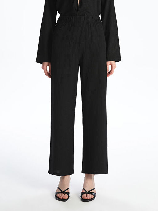 Beli Lastikli Dokulu Kad?n Pantolon