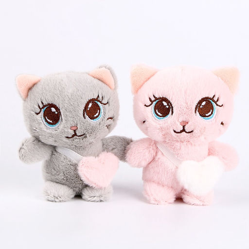 Мягкая игрушка Кот с сердцем, 11 см, МИКС - Simaland фото 6