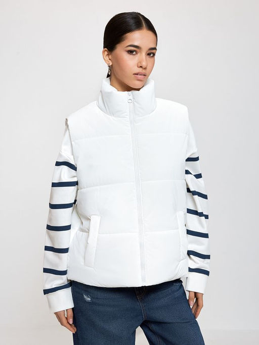 Жилет (утепленный) жен. Aspen белый - Concept club фото 4