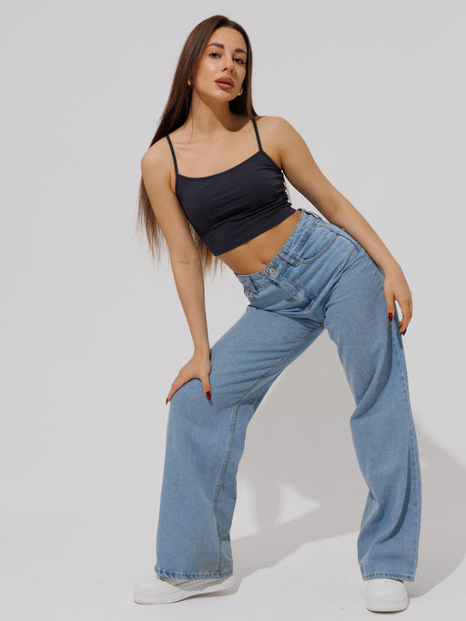 Женский топ на бретелях Lingeamo графит ЛТ-05 (33)  фото 3