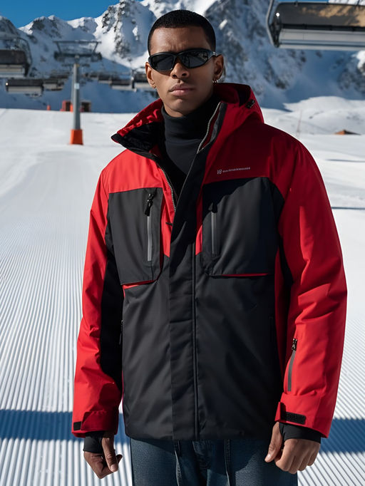 Горнолыжная куртка мужская зимняя красного цвета 7616Kr - Mtforce фото 22