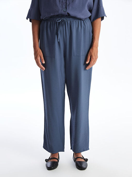 Beli Lastikli Rahat Kal?p Kad?n Pantolon