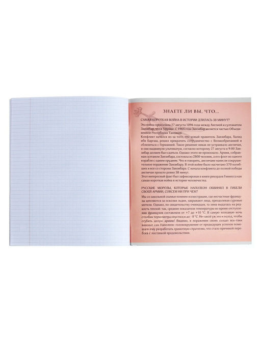 Цена за 5 шт. Предметная тетрадь по истории Calligrata «На Чёрном», 48 листов, в клетку, со справочным материалом, обложка из мелованного картона, УФ-лак, блок о�...