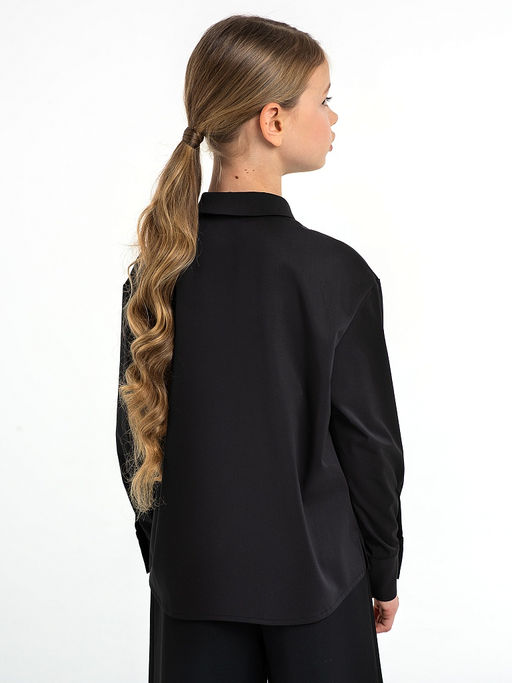 Школьная рубашка для девочек Mooriposh, модель 06221  фото 2