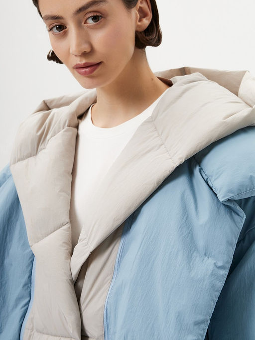 Пальто женское 12511-23052 blue/light grey