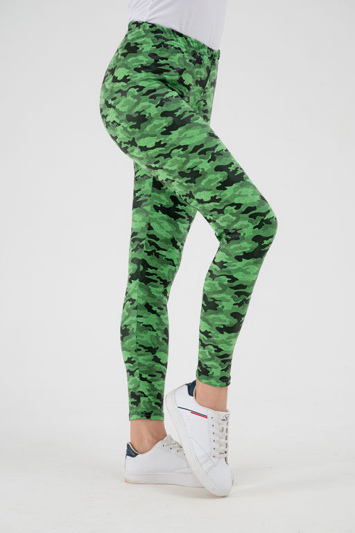 Легинсы женские из вискозы Fitness зеленый макс - Амадэль фото 6