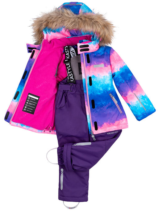 Костюм 7з1623 лиловый/черничный - Nikastyle фото 7