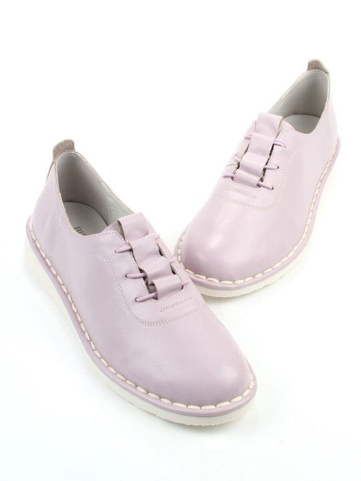 03-XKL23-039 LILAC Полуботинки женские (натуральная кожа) - Фабричный китай фото 11