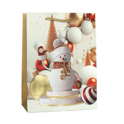 Пакет подарочный 18х24х8,5 / 10114-S /уп 12/720/Новый год - Галеонтрейд фото 3