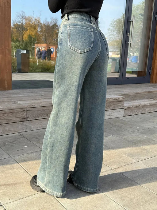 Джинсы утепленные трубы